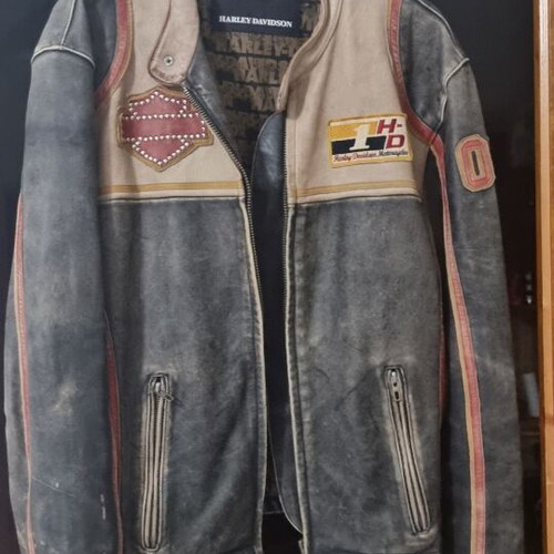 Harley Davidson vintage leather jacket like new