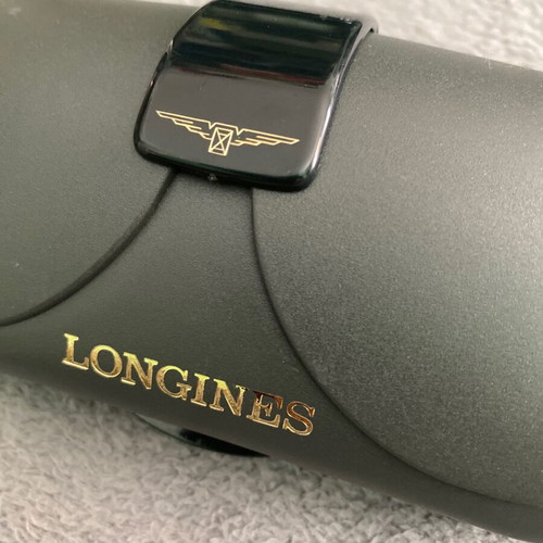 Longines glasses case used, gray authentic