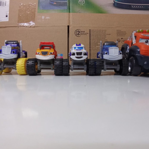 Monster Trucks set of 5 used from Blaze and the Monster Machines