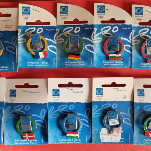 Athens 2004 Olympic pins authentic set of 13