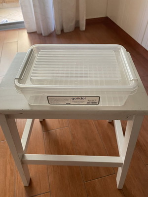 Plastic storage and organization box 1.8 LT new