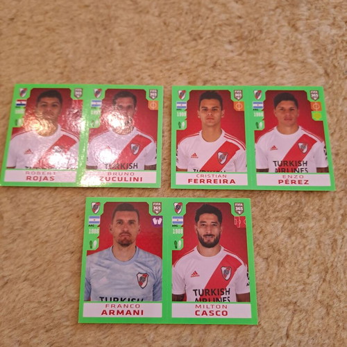 River Plate collectible stickers like new, Panini Fifa set of 3