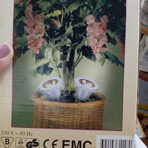 Plant lighting set 2x10W 12V new with transformer and switch