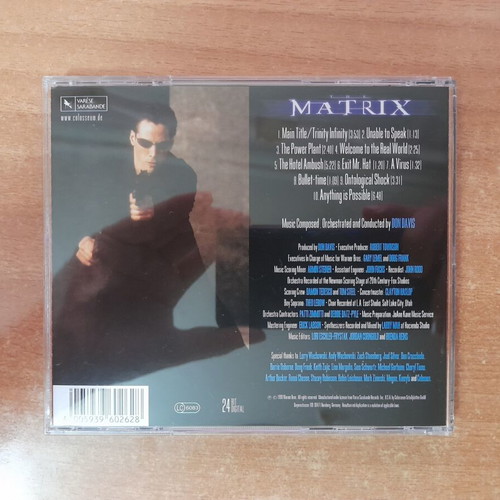 The Matrix OST CD, electronic soundtrack