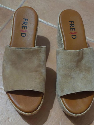 Πλατφόρμες με ψάθα Keep Fred No 37