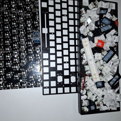 Keychron K2 used for parts with new battery and Gateron Browns