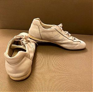 Hogan white leather shoes