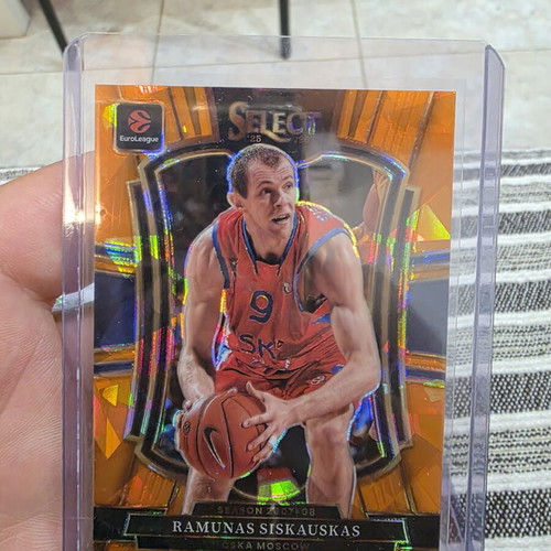 Panini Select EuroLeague 2024-25 Ramūnas Šiškauskas Orange Premier Level #006/125 new
