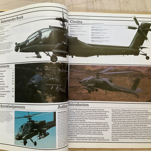 Modern Fighting Aircraft: AH-64 Aviation Fact File like new