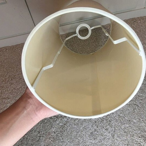 IKEA lamp shade like new, elongated fabric for floor or ceiling lamp