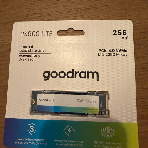 GoodRAM PX600 Lite SSD 256GB M.2 NVMe PCI Express 4.0 καινούργιο