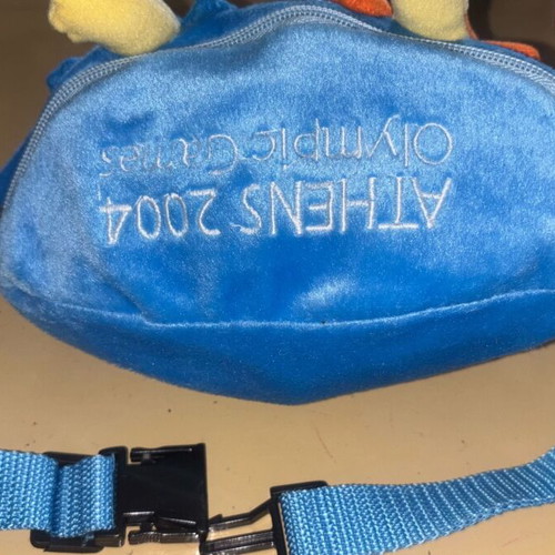 Plush Waist Bag Children Athens 2004 Olympic Games Phoebus and Athena like new