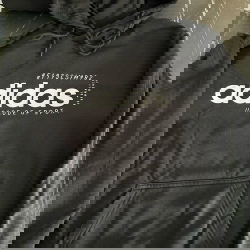 Adidas φούτερ μεταχειρισμένο, μέγεθος S, μαύρο