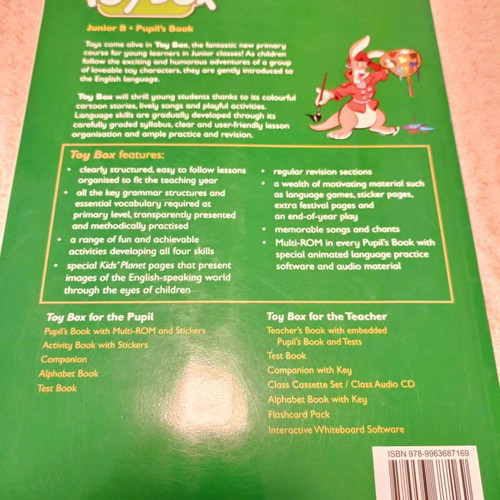 Toy Box Junior B Pupil's Book new without CD