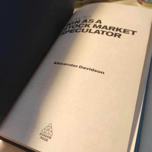 How to Win as a Stock Market Speculator used hardcover book
