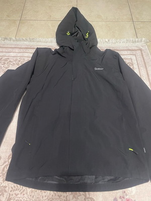 Vertical softshell jacket for men like new, size XL, black