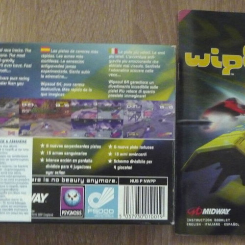 Wipeout 64 Nintendo 64 game used, racing and shooting
