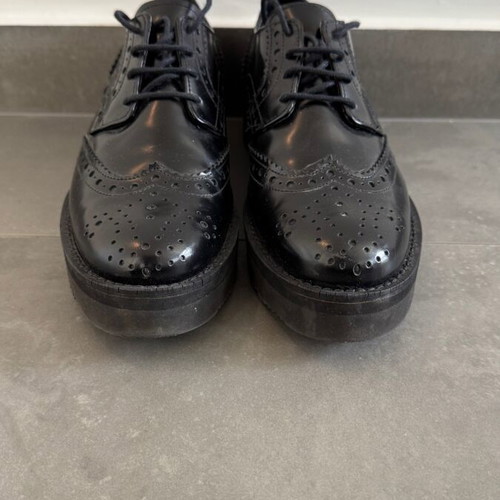 Booster black Oxford shoes like new, size 38, platform sole