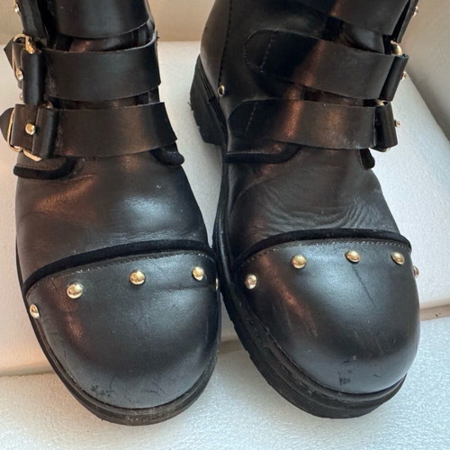 Dukas black leather Cheval II ankle boots No 39 used