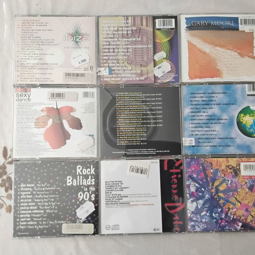 CDs with Greek and foreign music like new, pack of 30