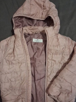 Rose light jacket μεταχειρισμένο, μέγεθος 110/116, με αποσπώμενη κουκούλα