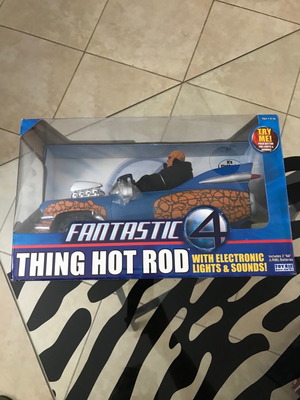 Fantastic 4 Thing Hot Rod όχημα με φιγούρα 7 ιντσών και φως & ήχο καινούργιο