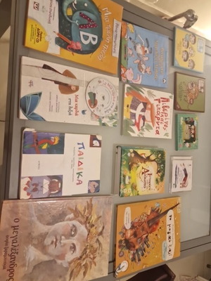 Large pack of children's books and music CDs with stories, songs, poems