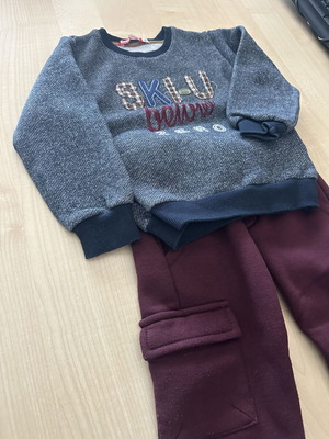 Energiers sweatshirt and pants set, size 3, warm lining