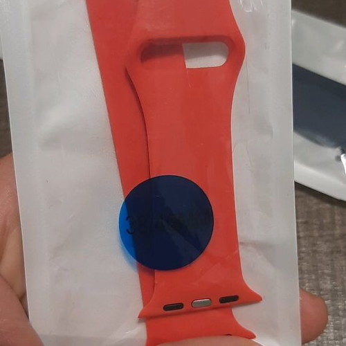 Λουράκια για Apple Watches καινούργια, 2 τεμάχια, κόκκινο και σκούρο μπλε