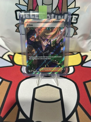 Clive Pokemon Paldean Fates Full Art Ultra Rare κάρτα σαν καινούργιο