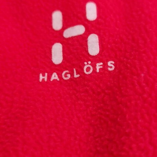 Haglofs fleece red like new, size S