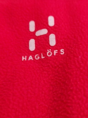 Haglofs fleece red like new, size S