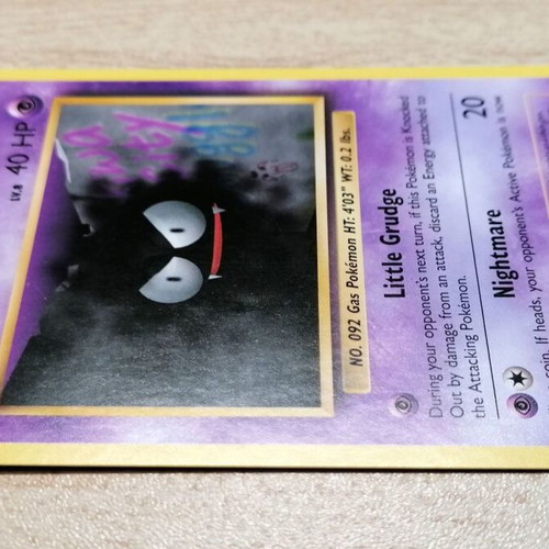 Pokémon Gastly Evolutions 2016 Common Card Near Mint