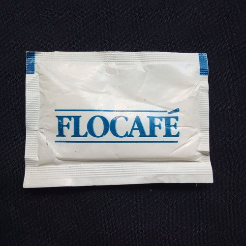 Flocafe Cafeteria Collectible Sugar Packet like new, 1990s