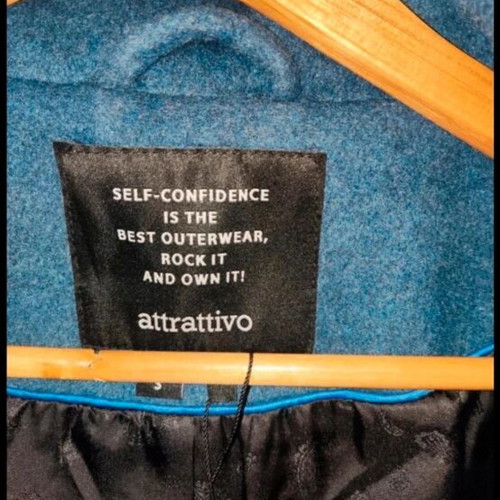 Attrattivo coat like new, small, blue