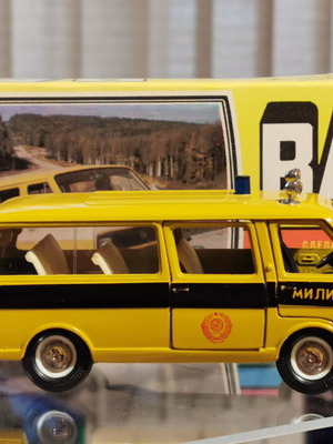 RAF-2203 Patrulnaya 1:43 σοβιετικό μεταλλικό μοντέλο, 1985 Σαράτοφ