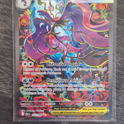 Mega Dragalge EX SIR card like new