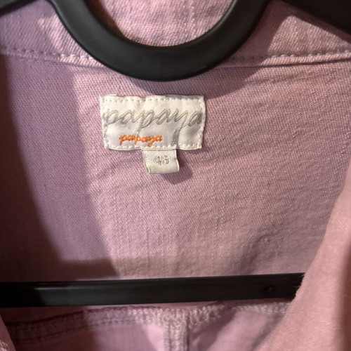 Pink denim jacket like new, sizes M/L