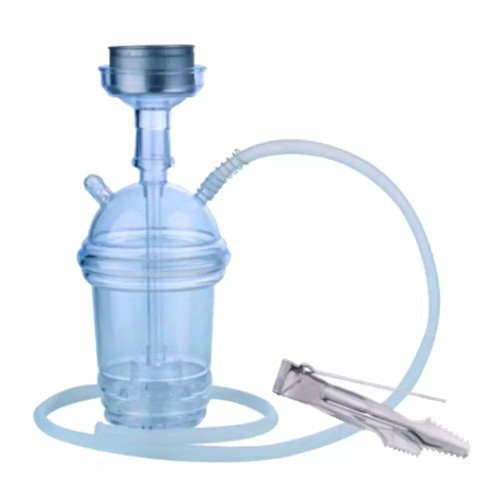 Acrylic Hookah Al Malik Akka Blue 23 cm new