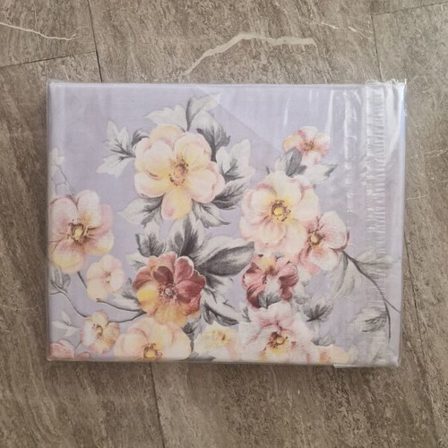 Floral King Size Sheet Set 4 Pieces with Elastic New