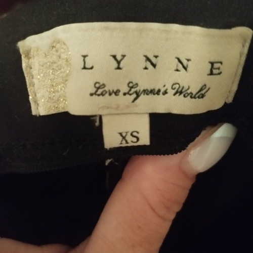 Lynne leggings with lurex side, size XS, like new