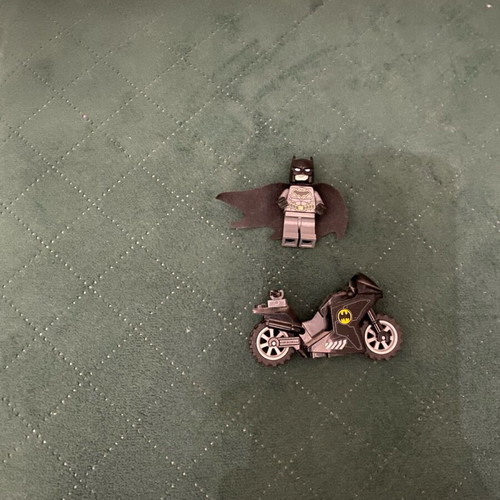 Batman and His Bike like new