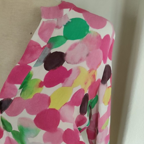Herzen's Angelegenheit colorful silk blouse like new, S/M