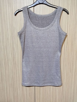 Lurex τοπ medium σε άριστη κατάσταση, ασημί