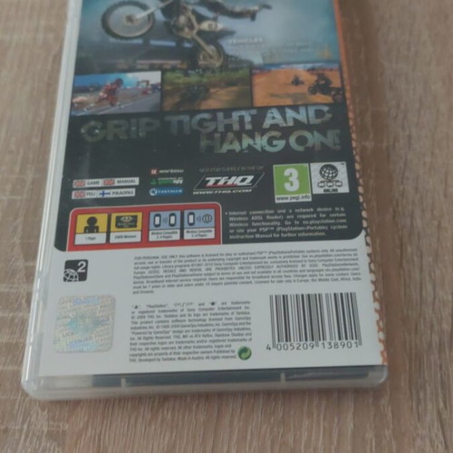 MX vs ATV Reflex game used for PSP
