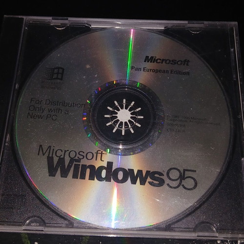Windows 95 CD used