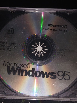 Windows 95 CD used