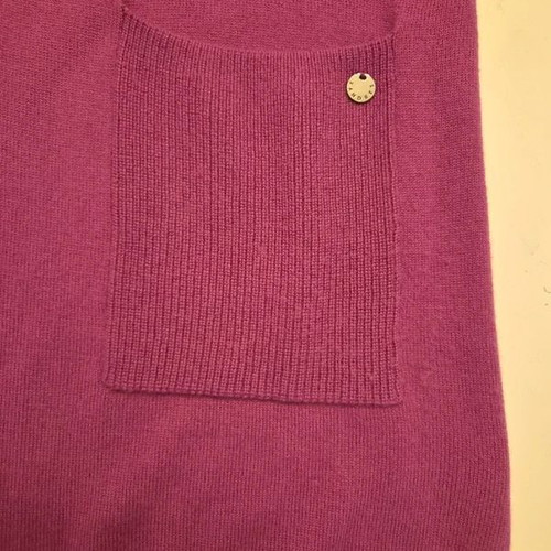 Xandres cardigan, 90% wool 10% cashmere, size M, purple