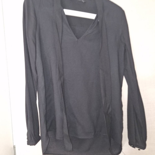 Set of 5 used girls' clothes including white long-sleeve top XS