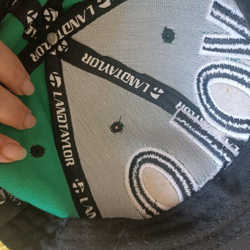 YOLO hat new, size L, black and green